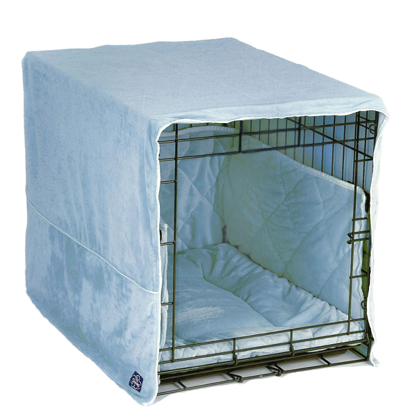 plush dog crate bed