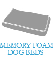 Memory foam dog bed